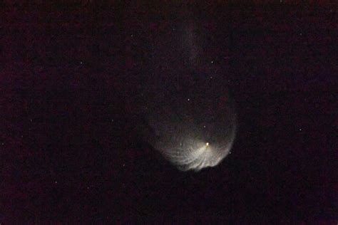 National Weather Service tweets satellite image of Florida rocket .